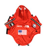 Chaqueta impermeable cortavientos para perros: impermeable con capucha para exteriores