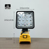 Cordless LED Work Light (48W–90W) with USB Ports, Water & Dust Resistant
