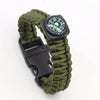 Ultimate Paracord Survival Bracelet with Whistle and Compass