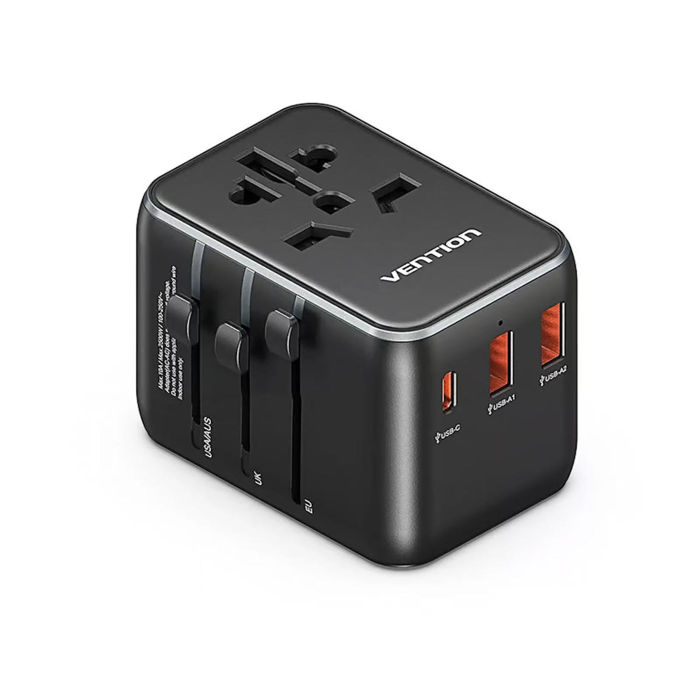 Chargeur rapide universel Vention 65W pour voyage 