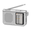 Radio portátil de onda corta AM FM TOMASHI: radio de transistores de 3 bandas con antena telescópica, perilla de sintonización grande, alimentación por batería, conector para auriculares de 3,5 mm