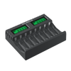 PUJIMAX 8-Slot Battery Charger