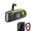Solar Hand-Crank Emergency Flashlight
