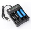 Multi-Slot 18650 Battery Charger – AC 110V/220V