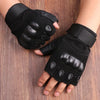 Men’s Half-Finger Tactical Outdoor Gloves – Anti-Slip Protective Grip