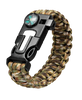 5-in-1 Tactical Paracord Survival Bracelet – Emergency Tool Kit