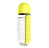 2-in-1 Water Bottle with Integrated 7-Day Pill Organizer – 600ml