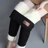 High-Waist Fleece-Lined Thermal Leggings – Skinny Winter Tights